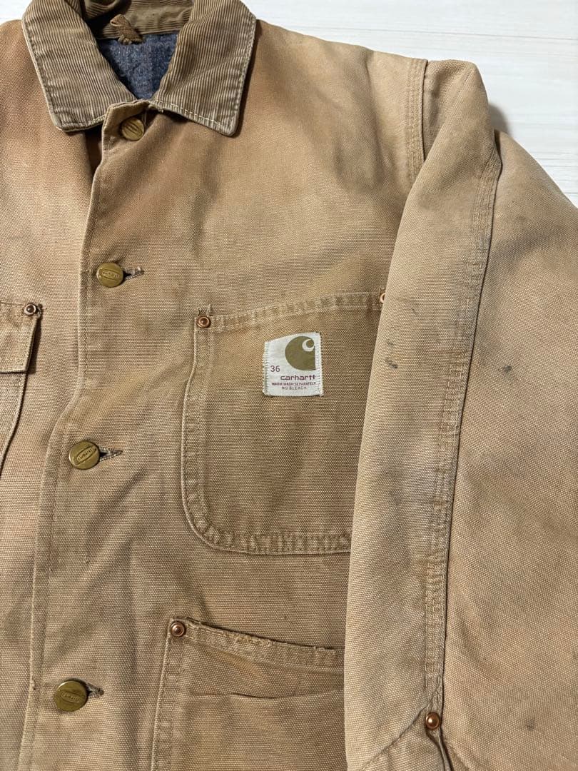 ハ*フ様 60s Carhartt カーハート チョアコート ダック ミシガンボ