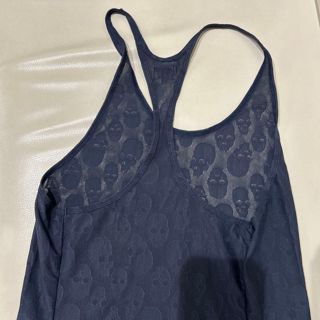 L.G.B. スカルパターン タンクトップ ネイビー