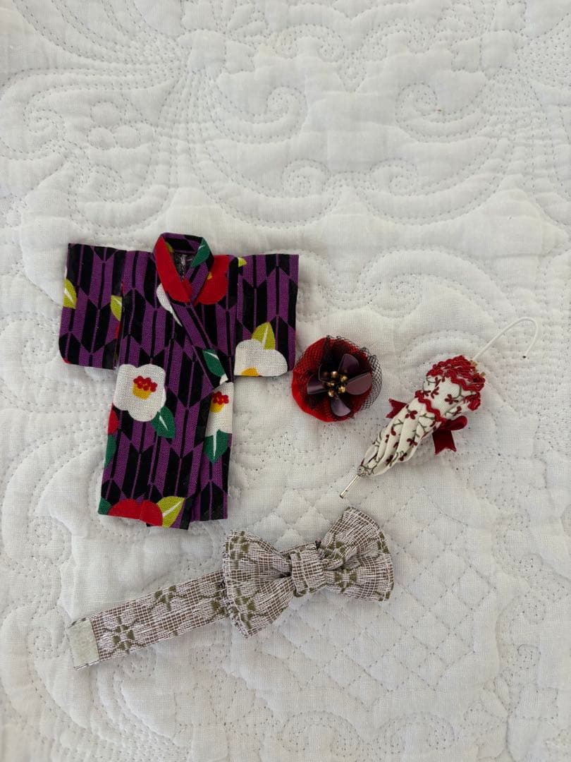 ドール衣装セット 着物とドレス付き