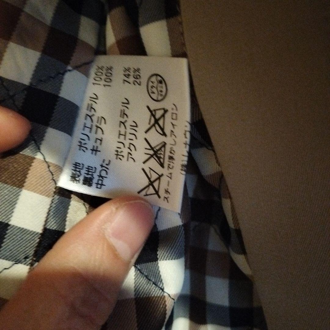 ベージュ トレンチコート ダブルブレスト