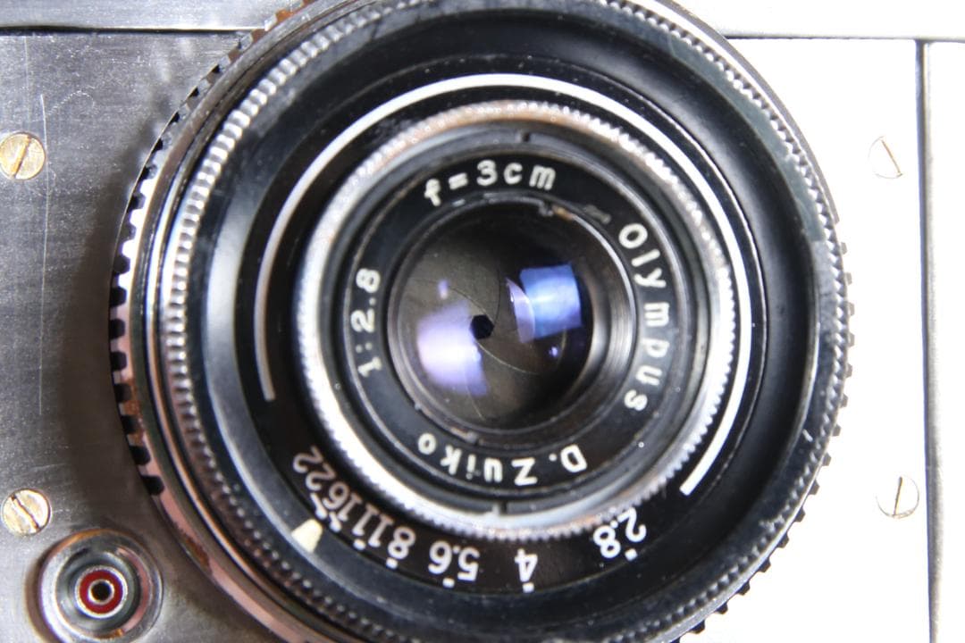 OH済 OLYMPUS PEN S　35mmフィルム　ハーフフレーム　スケルトン