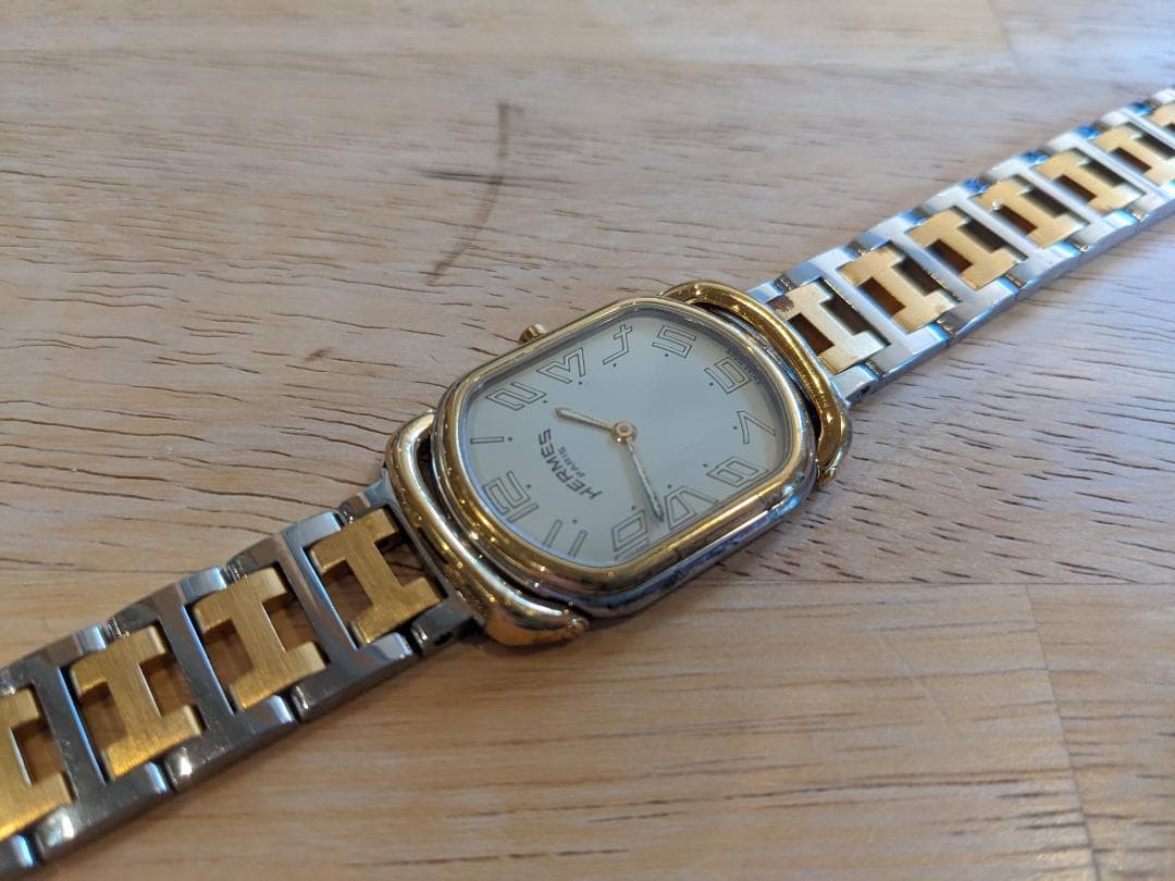 T*e様 [ジャンク] HERMES エルメス ラリー 腕時計