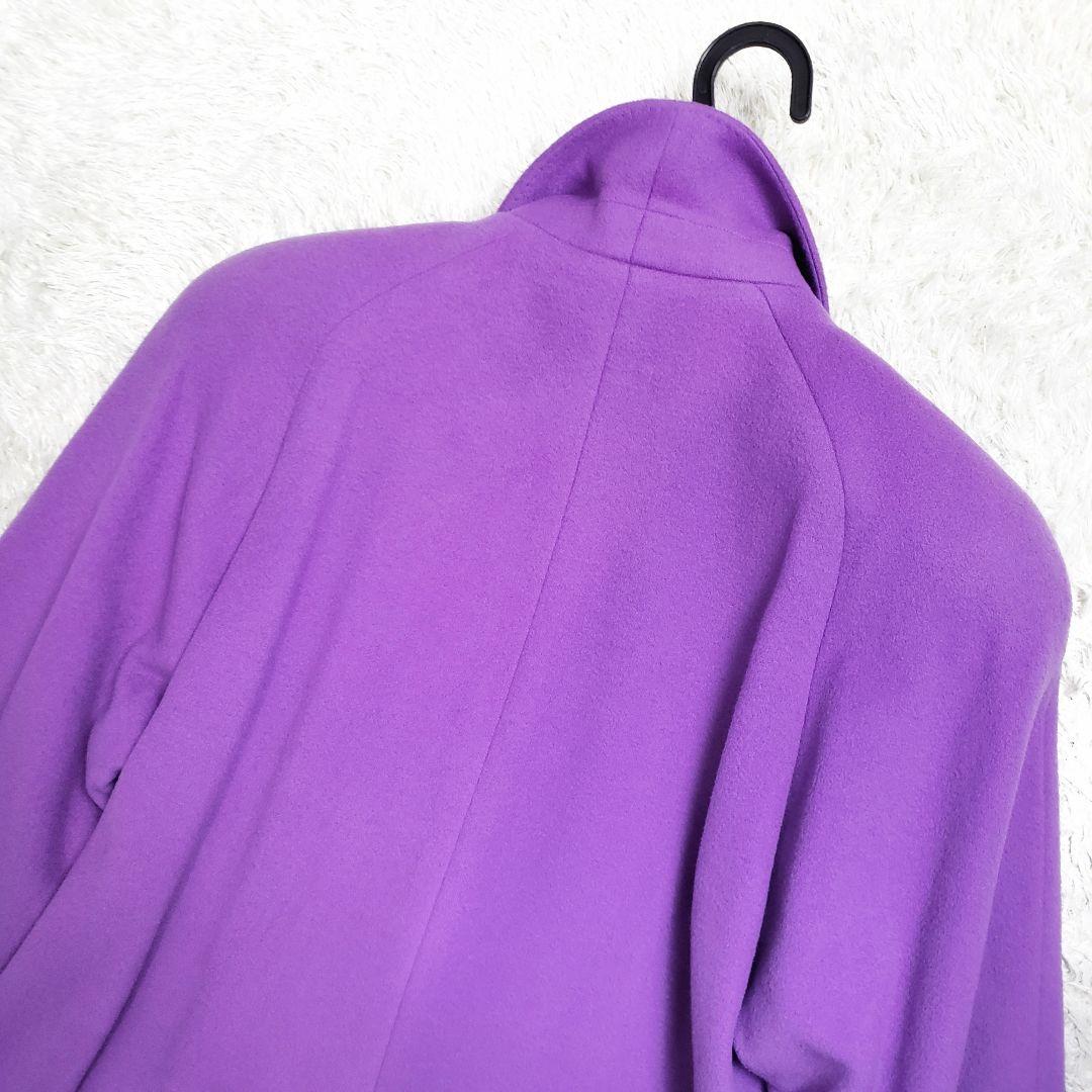 マリン レオナール カシミヤ100％チェスターコート 大人気✨花柄×宝石柄