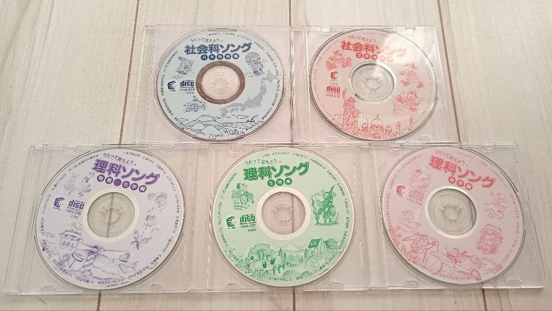 七田式 社会科ソング 理科ソング　2020～2023年版