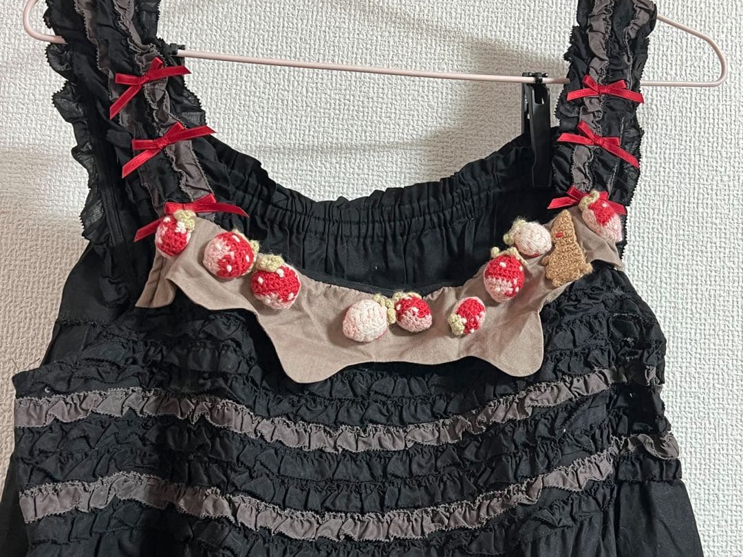 匿名配送/ピンクハウス ケーキモチーフ ノースリーブチュニック&ミディ丈スカート