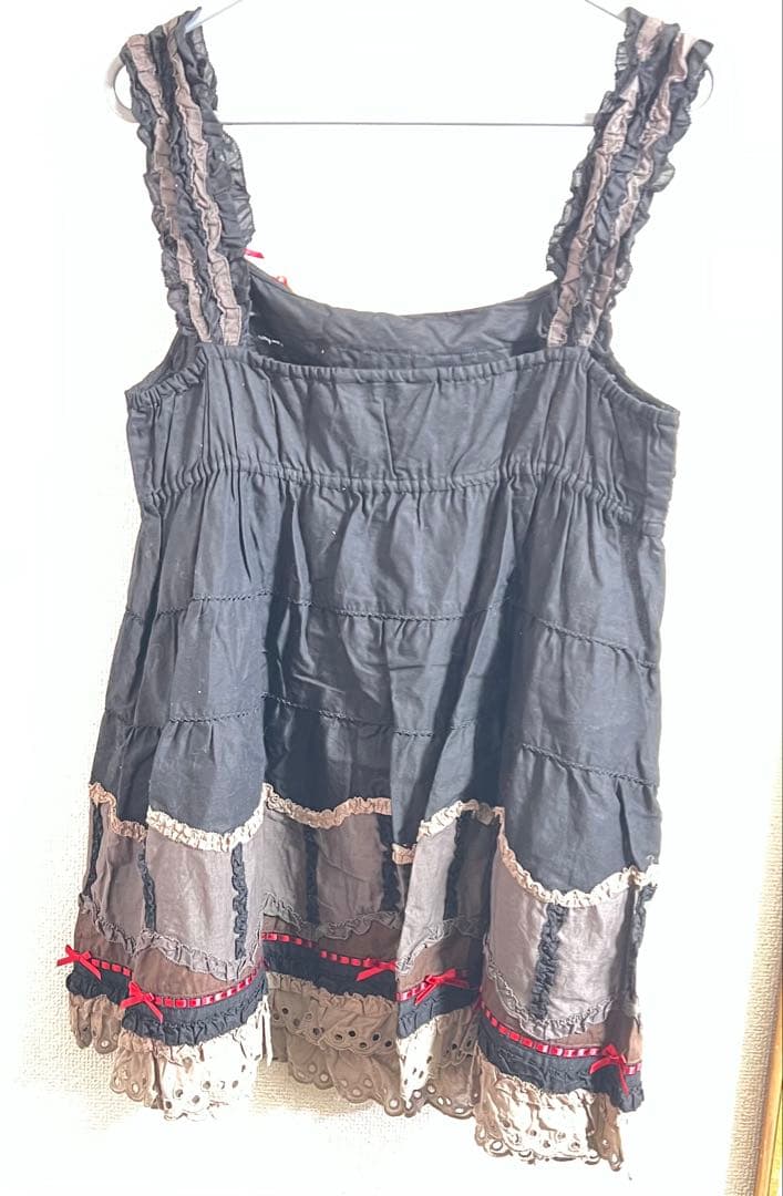 匿名配送/ピンクハウス ケーキモチーフ ノースリーブチュニック&ミディ丈スカート