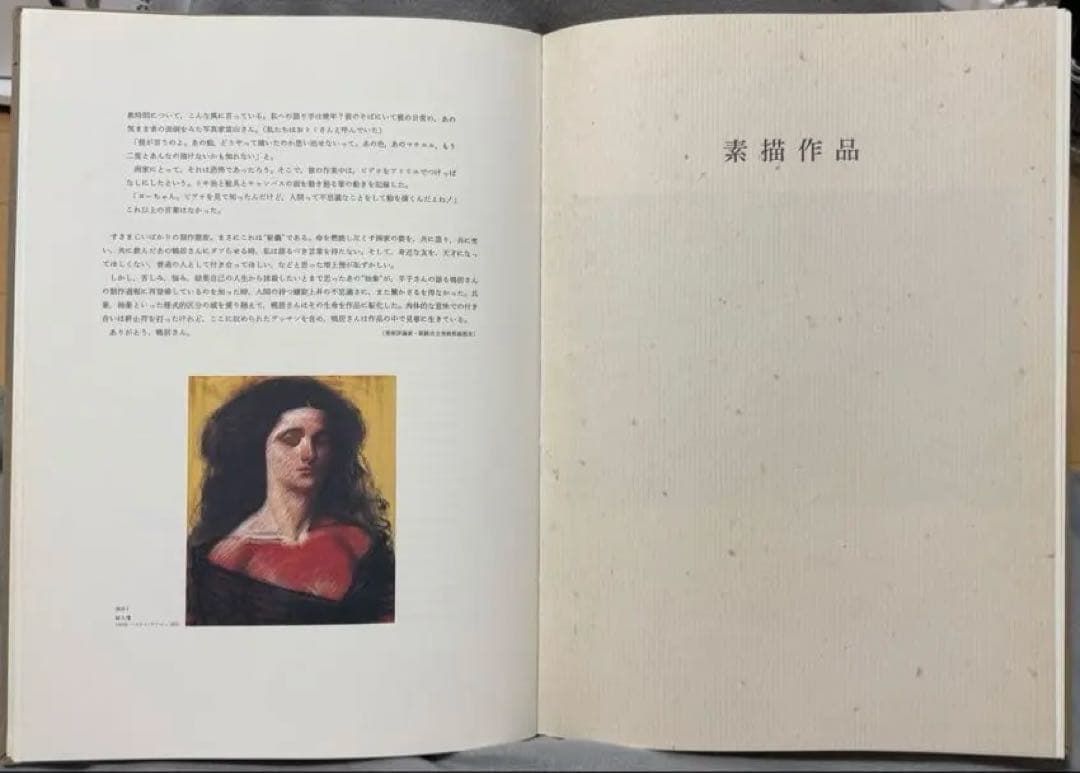 鴨居玲素描集 1988年発行 日動出版