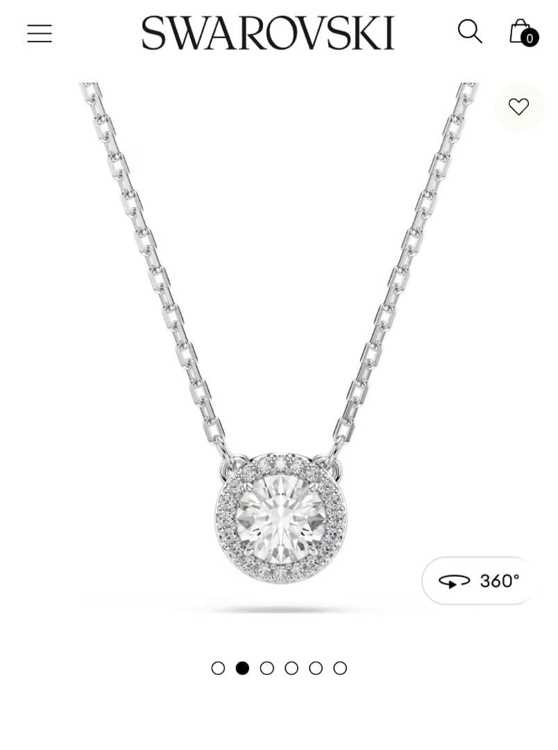 新品 SWAROVSKI Una Angelic ネックレス スワロフスキー