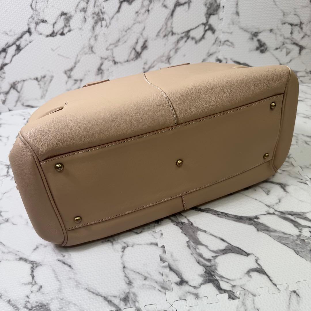 土屋鞄　ボストンバッグ　ドクターバッグ型　大容量　A4収納可能　オールレザー