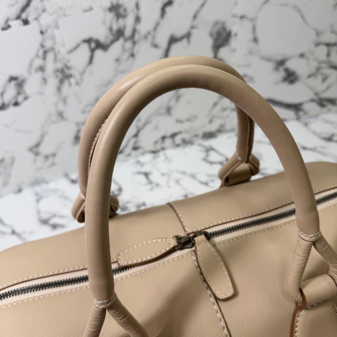 土屋鞄　ボストンバッグ　ドクターバッグ型　大容量　A4収納可能　オールレザー