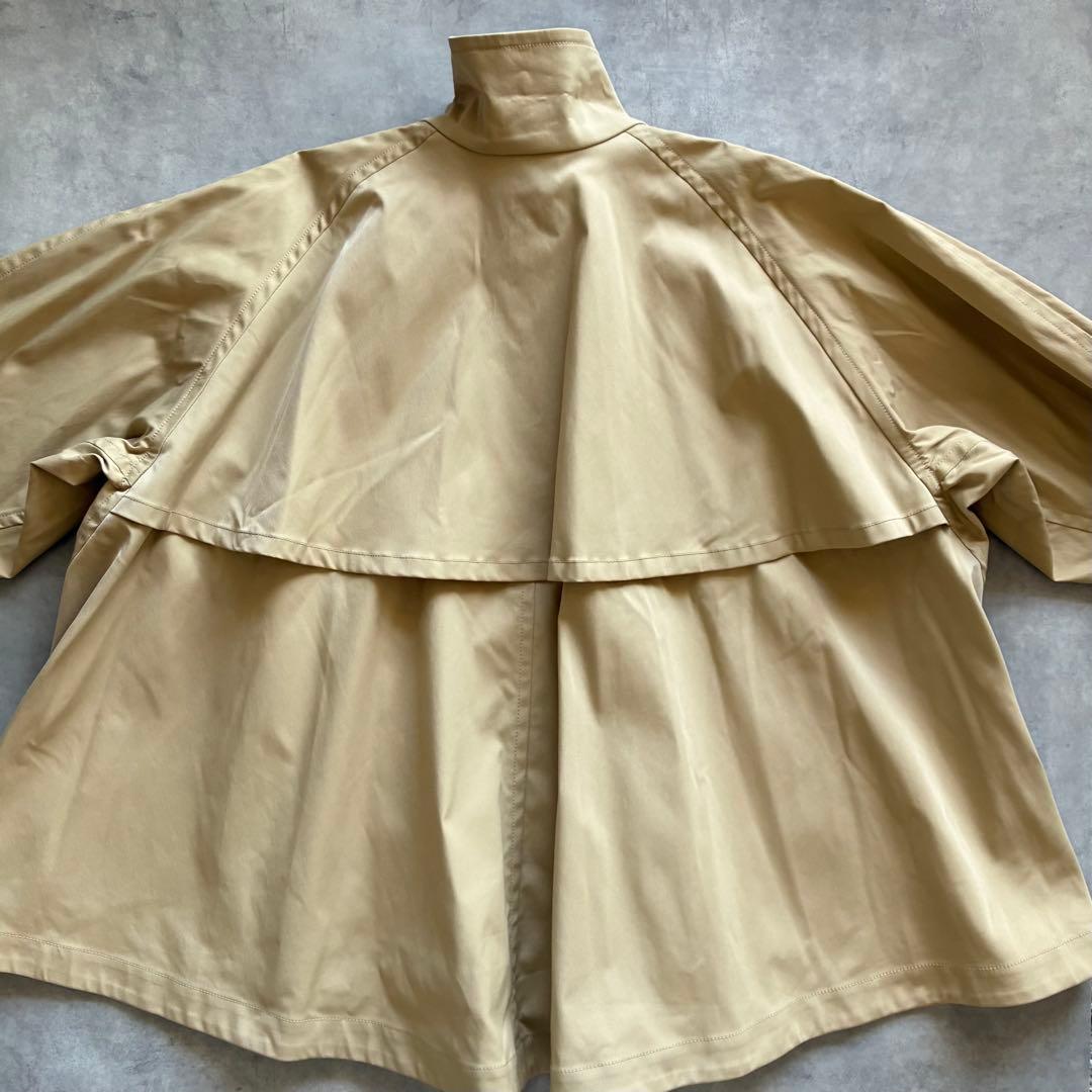 美品 ADAM ET ROPE' フレアミドルトレンチコート アダムエロペ