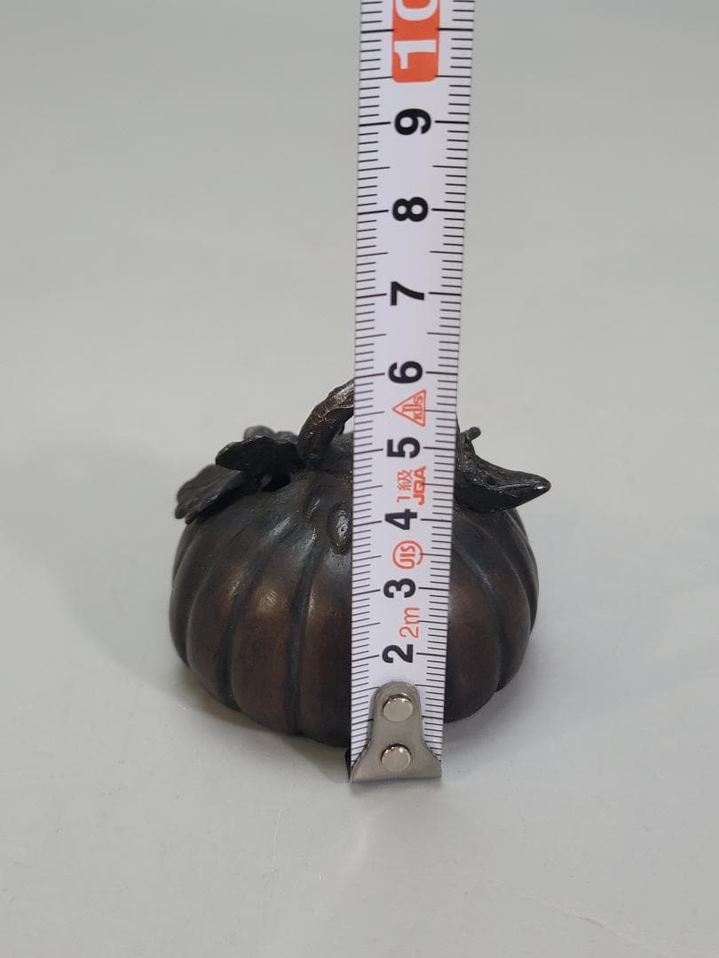 文房具 古銅 南瓜 水滴 大正十一年皇后陛下賜 文字在