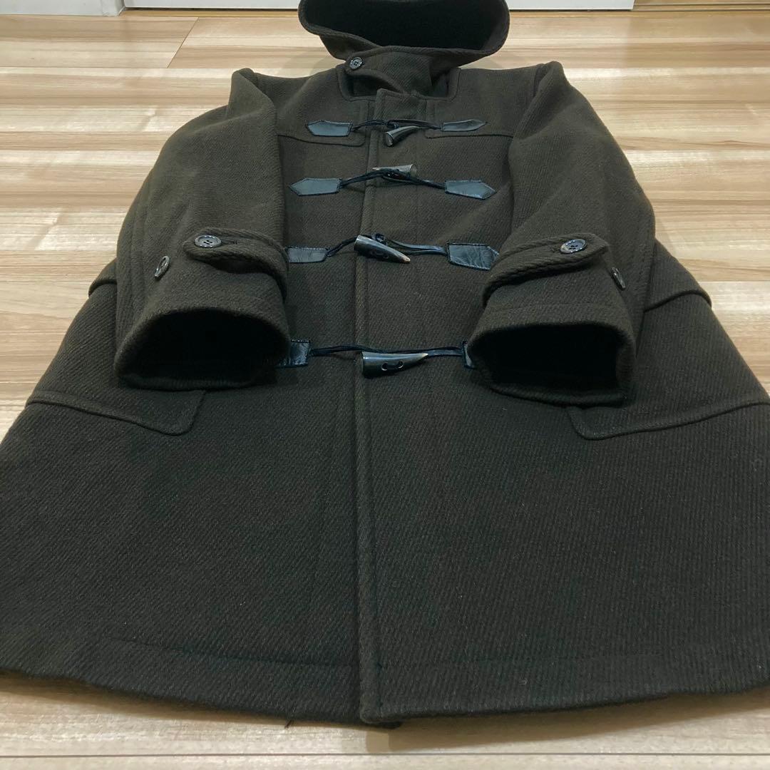 ジョンローレンスサリバン ダッフルコート 38 ダークブラウン ウール