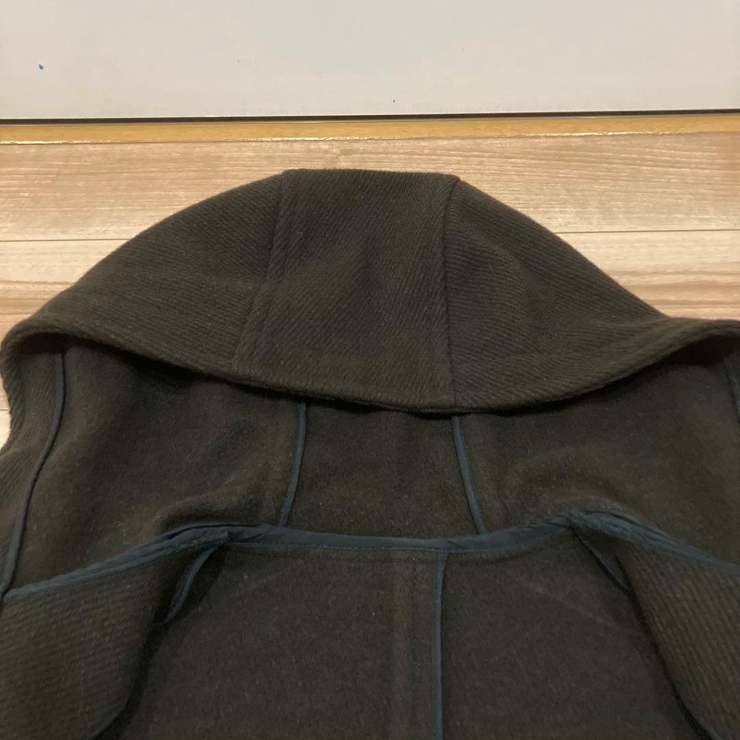 ジョンローレンスサリバン ダッフルコート 38 ダークブラウン ウール