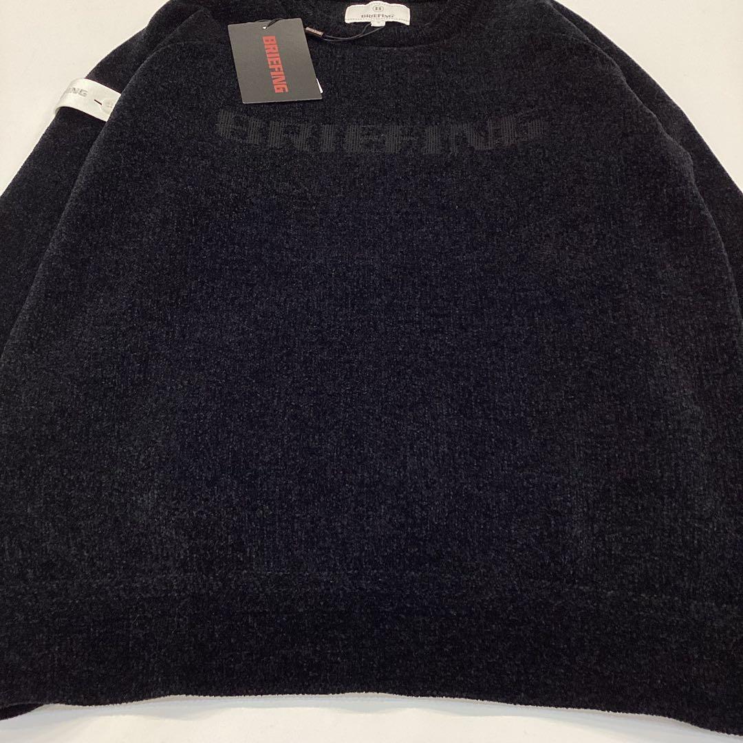 BRIEFING 新品　MOLE YARN LOGO CREWNECK KNIT