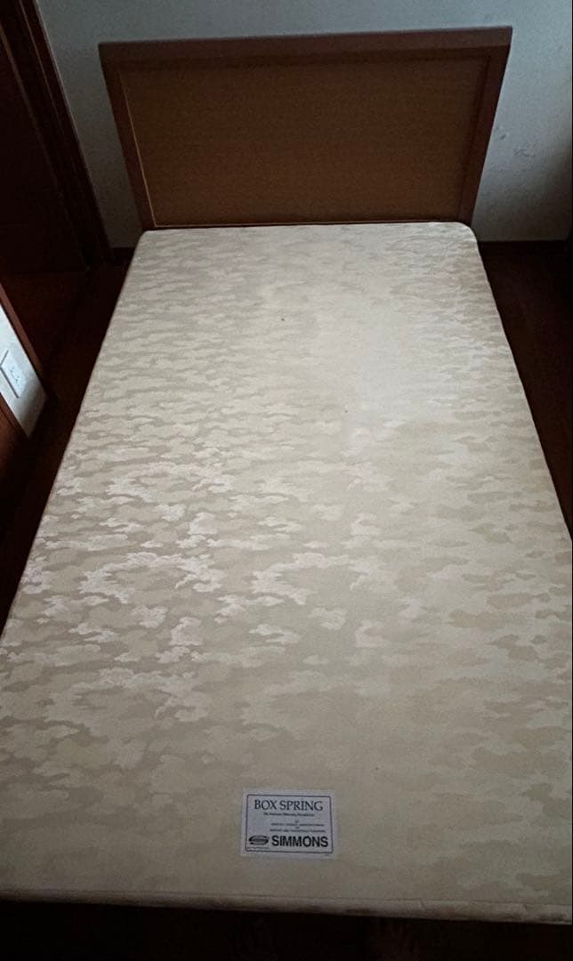 Simmons シモンズ　セミダブル スプリングマットレス ダブルクッション3台