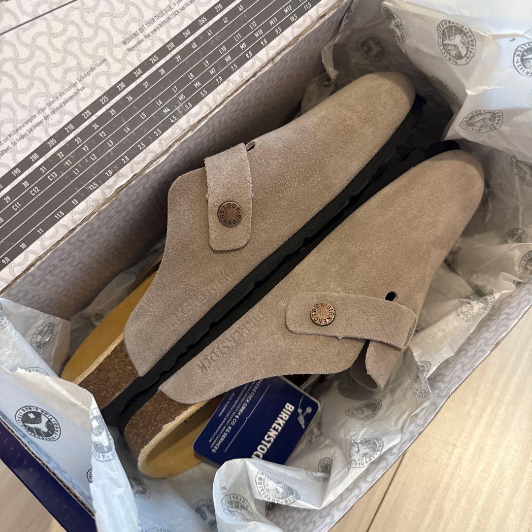 【未使用】BIRKENSTOCK ボストン ソフトフットベッド　トープ 40