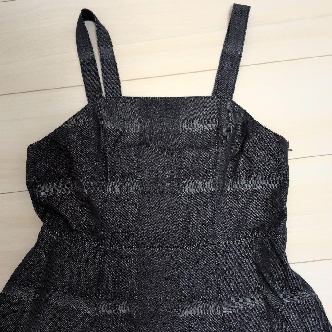 ブルーレーベルクレストブリッジ　デニムジャンパースカート36