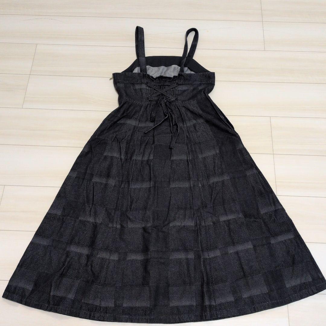 ブルーレーベルクレストブリッジ　デニムジャンパースカート36