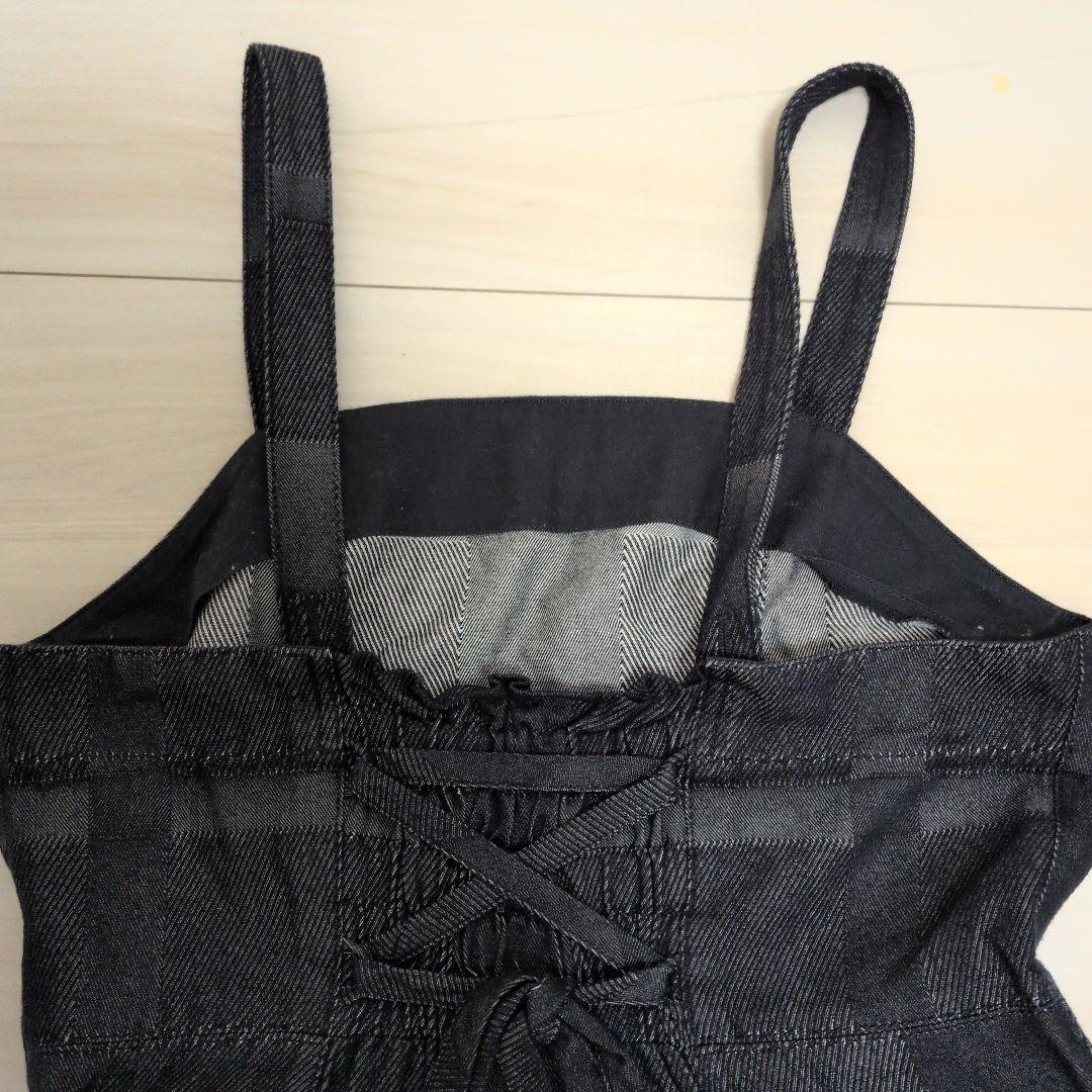 ブルーレーベルクレストブリッジ　デニムジャンパースカート36