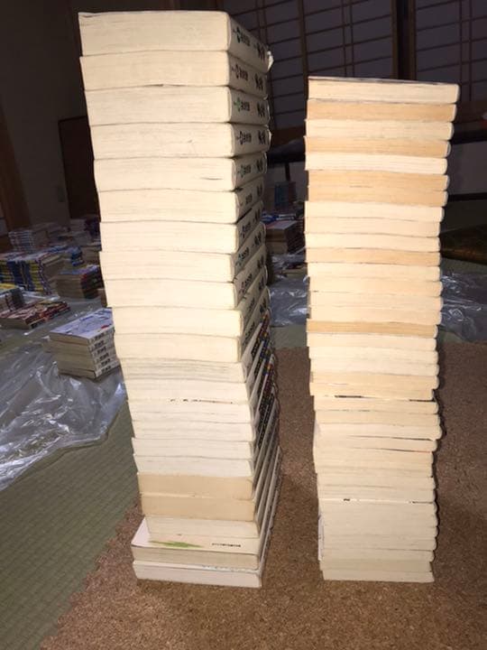 ①「ワイド版 タッチ  1〜11」②「ワイド版 虹色とうがらし 1〜6」他六つ