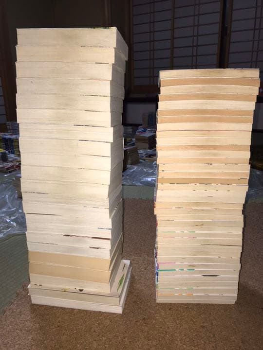 ①「ワイド版 タッチ  1〜11」②「ワイド版 虹色とうがらし 1〜6」他六つ