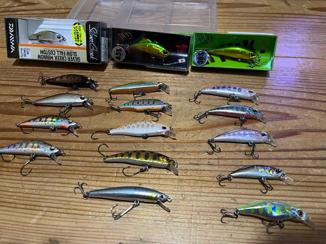 渓流　ルアー　ミノー セット