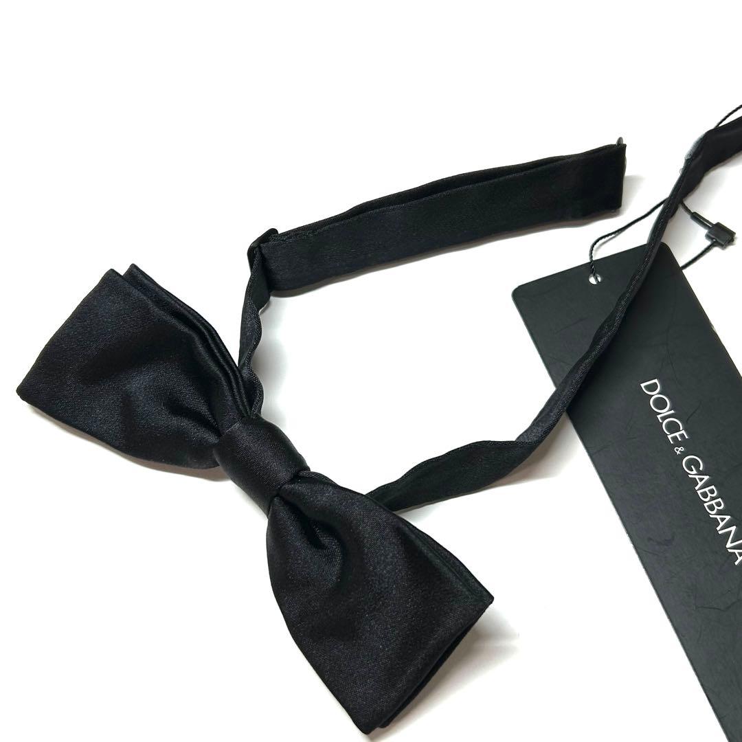 【新品タグ付き✨】箱付き！ DOLCE&GABBANA 蝶ネクタイ ブラック