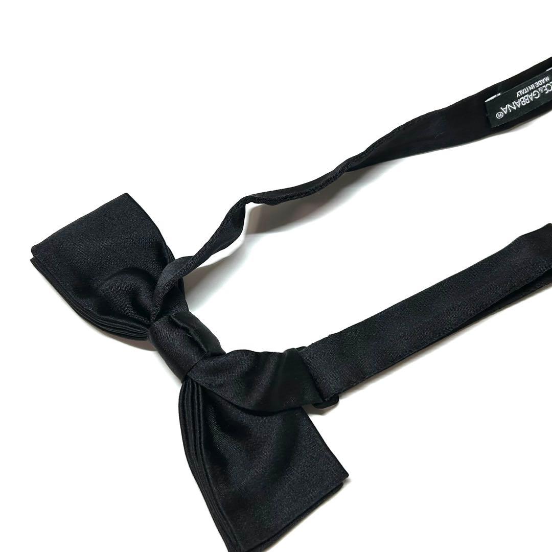 【新品タグ付き✨】箱付き！ DOLCE&GABBANA 蝶ネクタイ ブラック