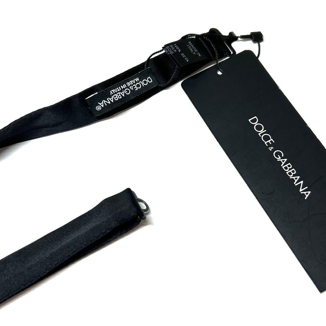 【新品タグ付き✨】箱付き！ DOLCE&GABBANA 蝶ネクタイ ブラック