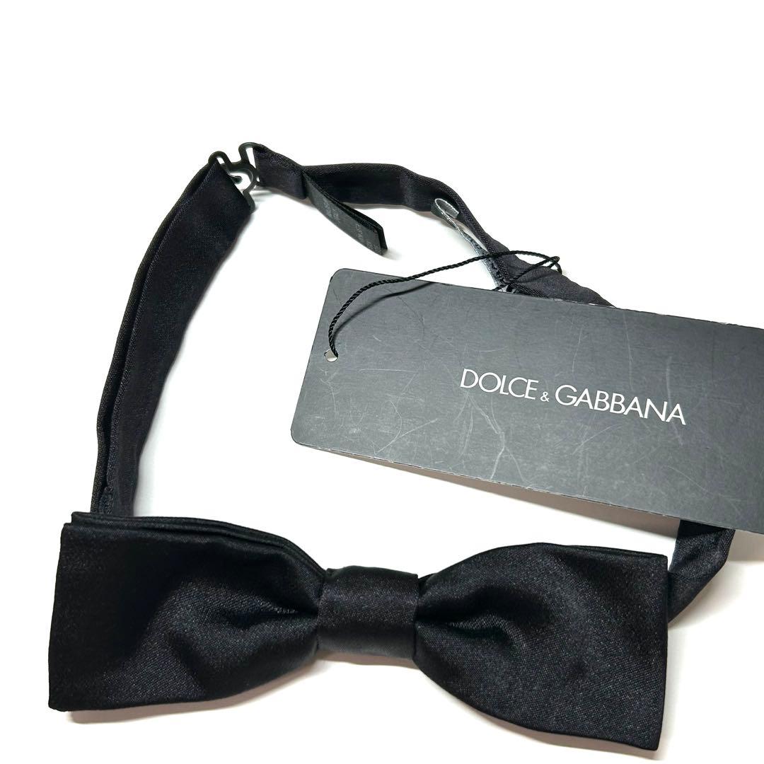 【新品タグ付き✨】箱付き！ DOLCE&GABBANA 蝶ネクタイ ブラック