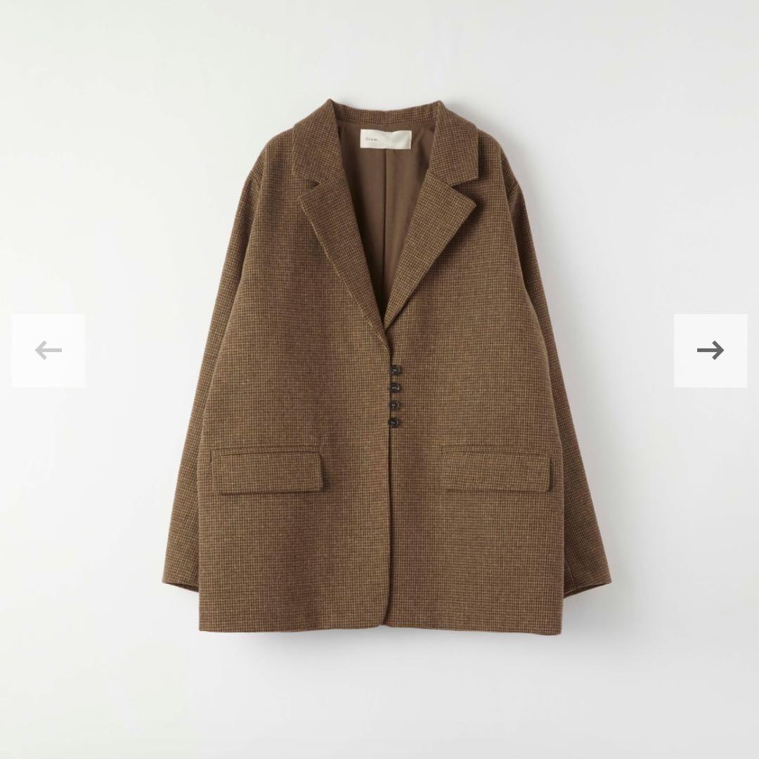 dium. 　Check Tailored Jacket