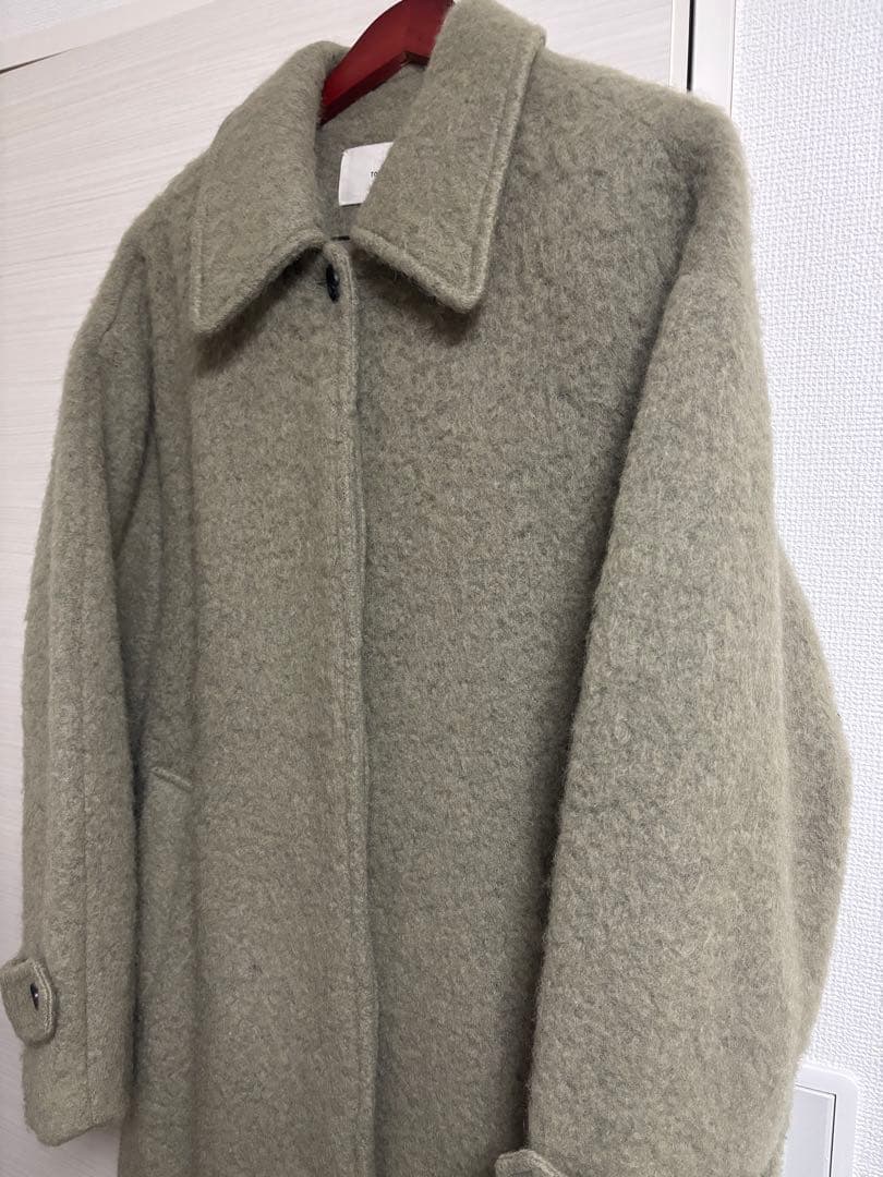 【todayful トゥデイフル】シャギーオーバーコート 38 ロングコート