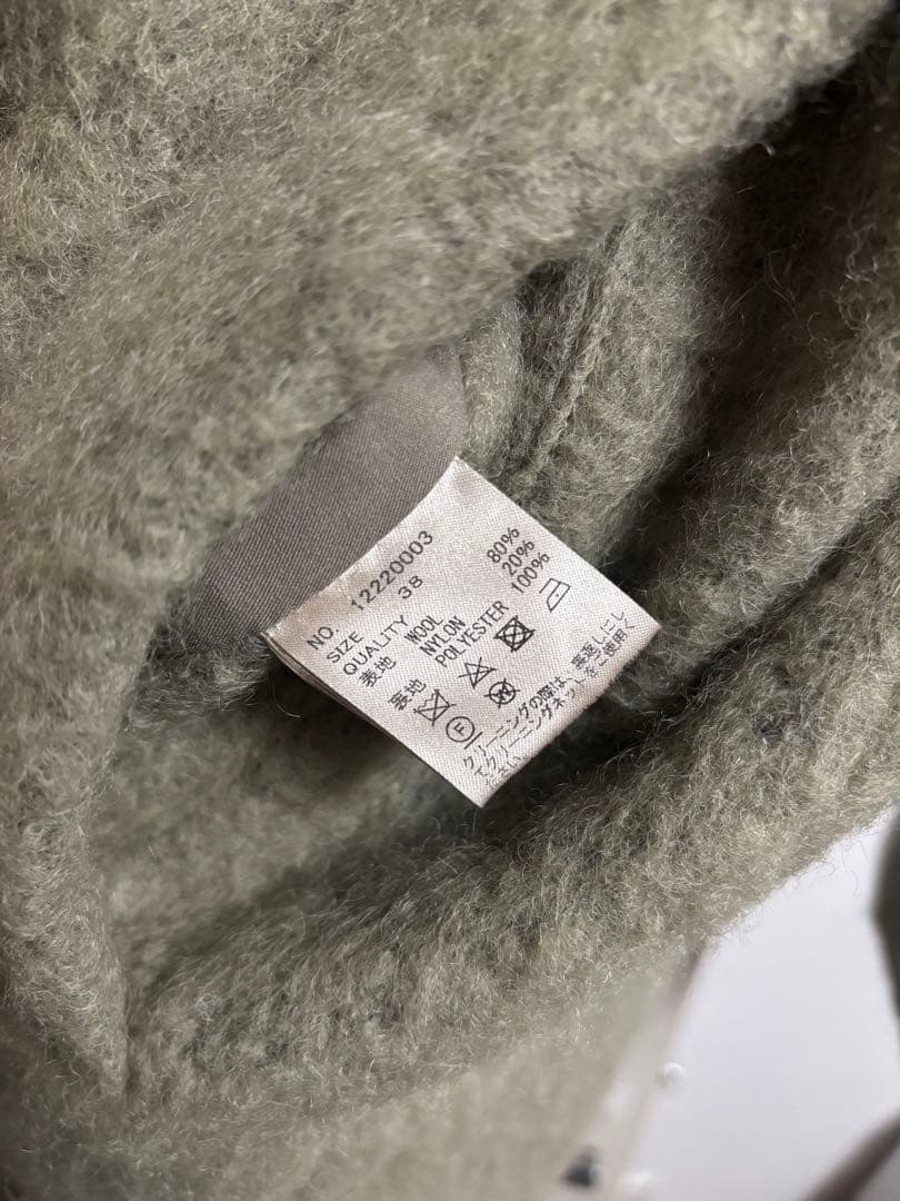 【todayful トゥデイフル】シャギーオーバーコート 38 ロングコート