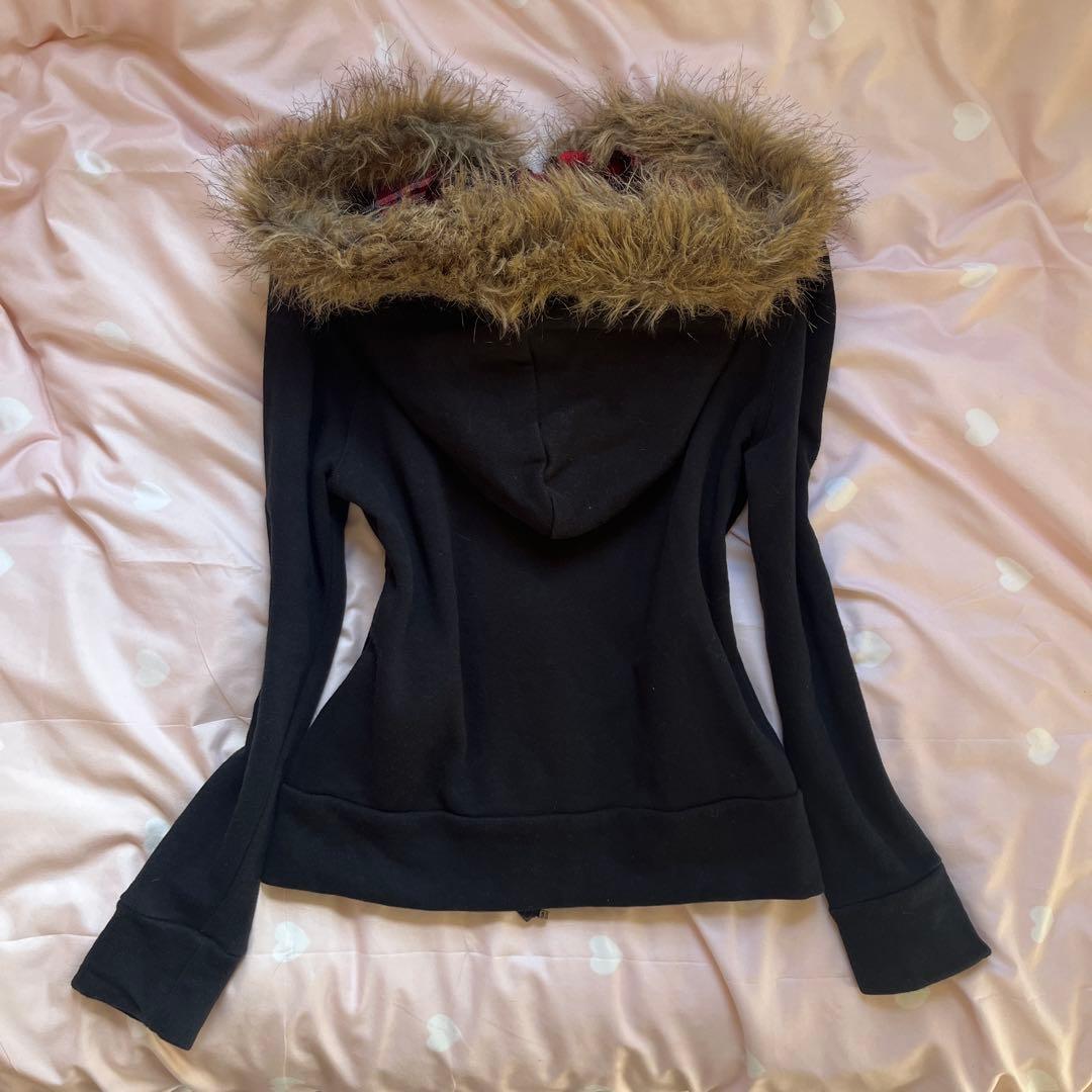 当時物LIZLISAdollファーダッフルパーカー平成女児ギャルy2kグランジ姫