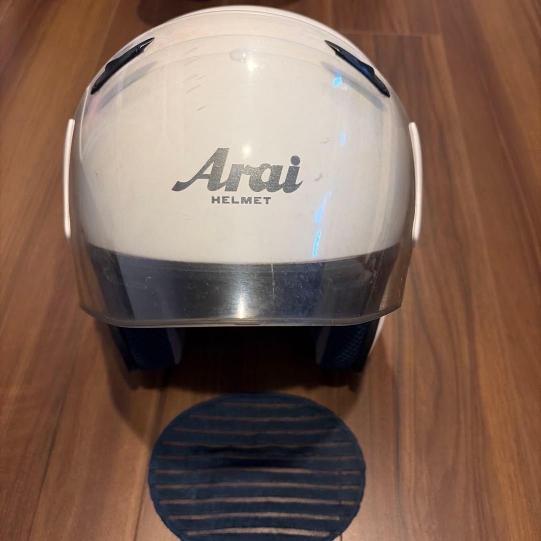 Arai SZ-α3 Lサイズホワイト ジェットヘルメット