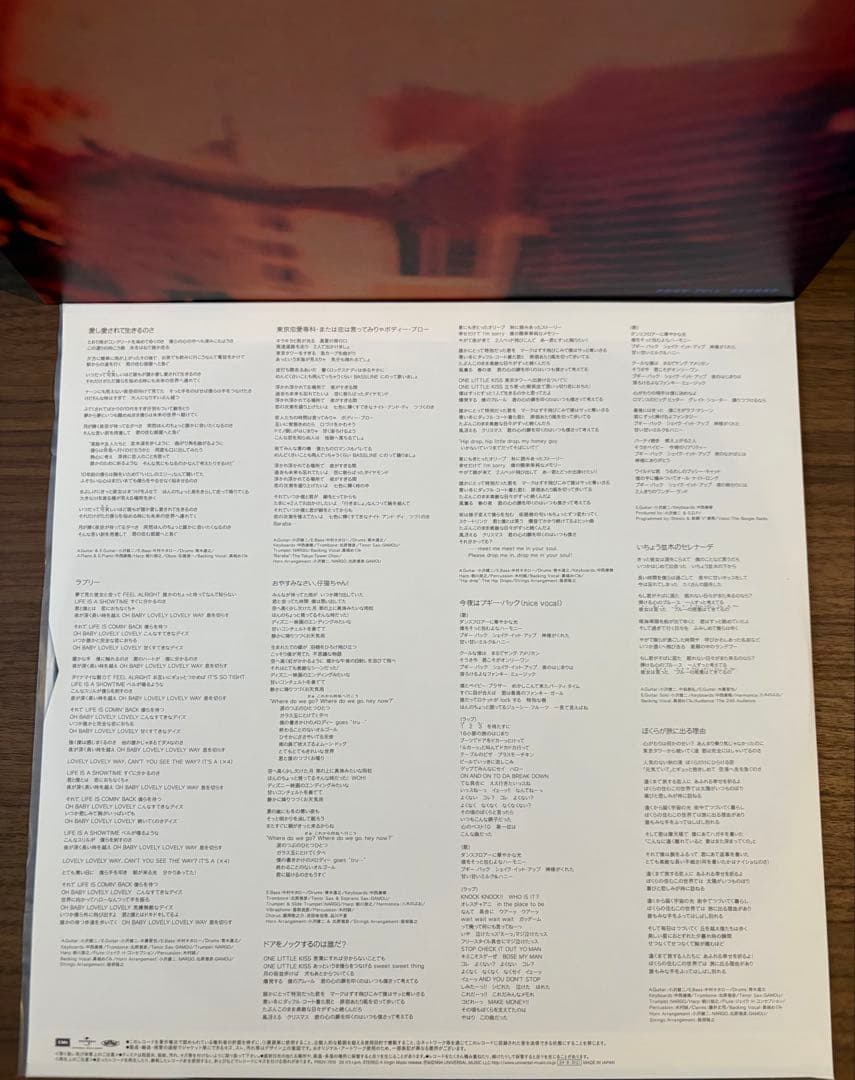 小沢健二KENJI OZAWA LIFEレコード