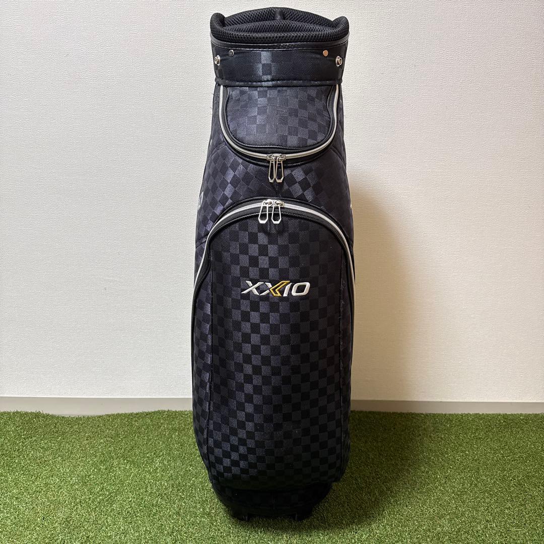 XXIO ゼクシオ キャディバッグ 軽量 2.2kg 9.5型 ブラックチェック