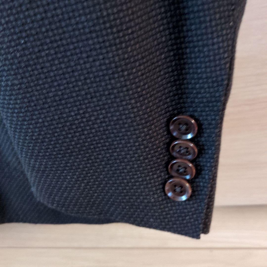 リングヂャケット　ダークブラウンシングルボタン テーラードジャケット