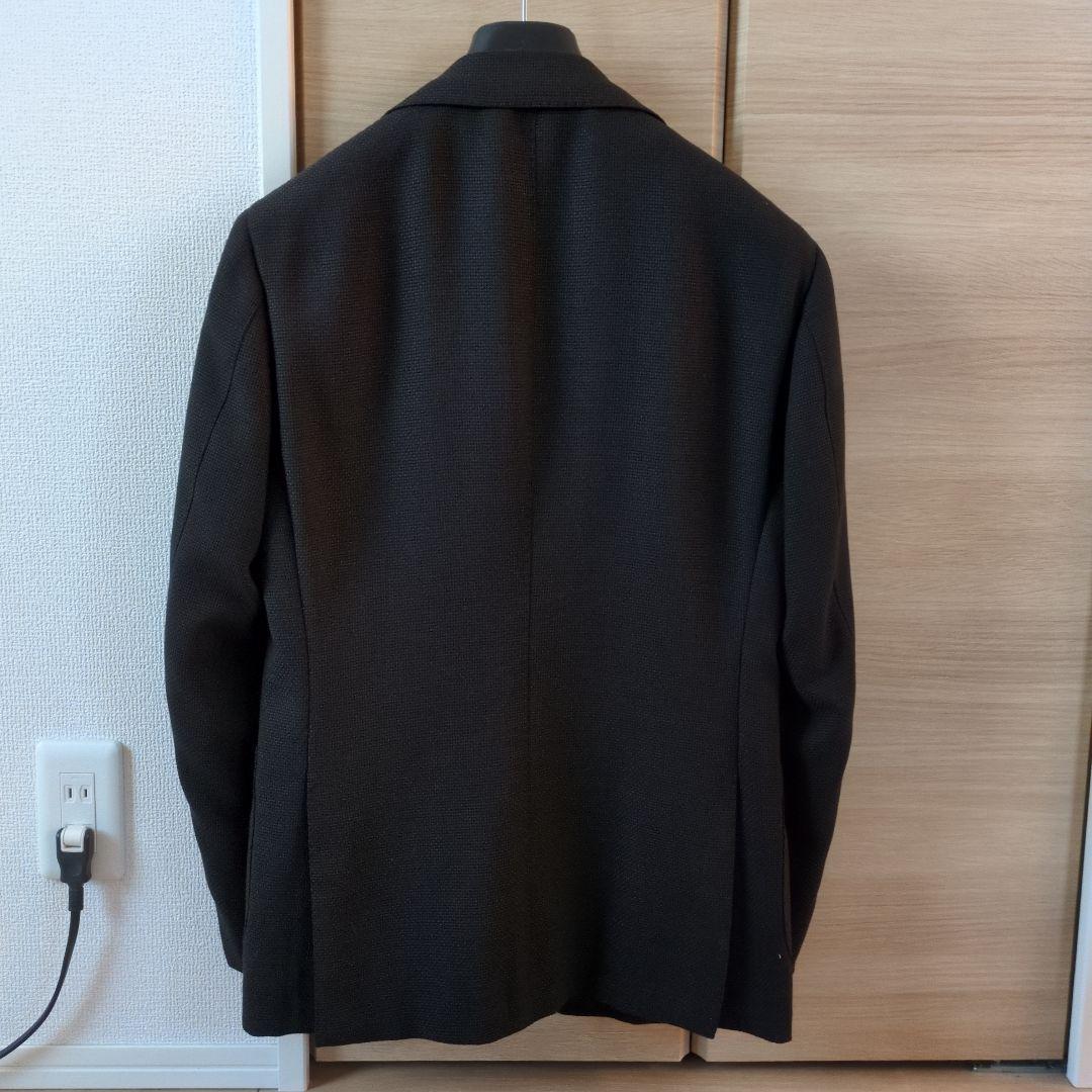 リングヂャケット　ダークブラウンシングルボタン テーラードジャケット