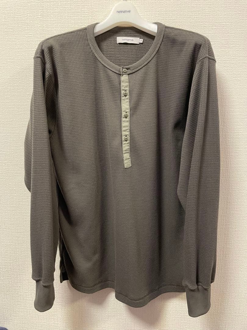 トップス nonnative 25AW DWELLER L/S HENRY NECK TE