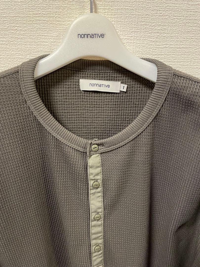 トップス nonnative 25AW DWELLER L/S HENRY NECK TE