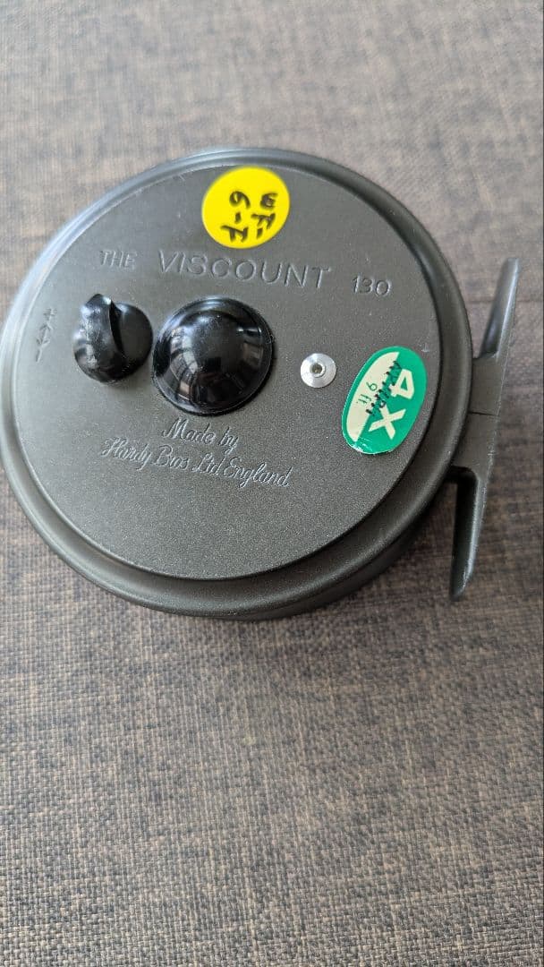 Hardy　VISCOUNT 130フライリール　WＦ6F付き美品