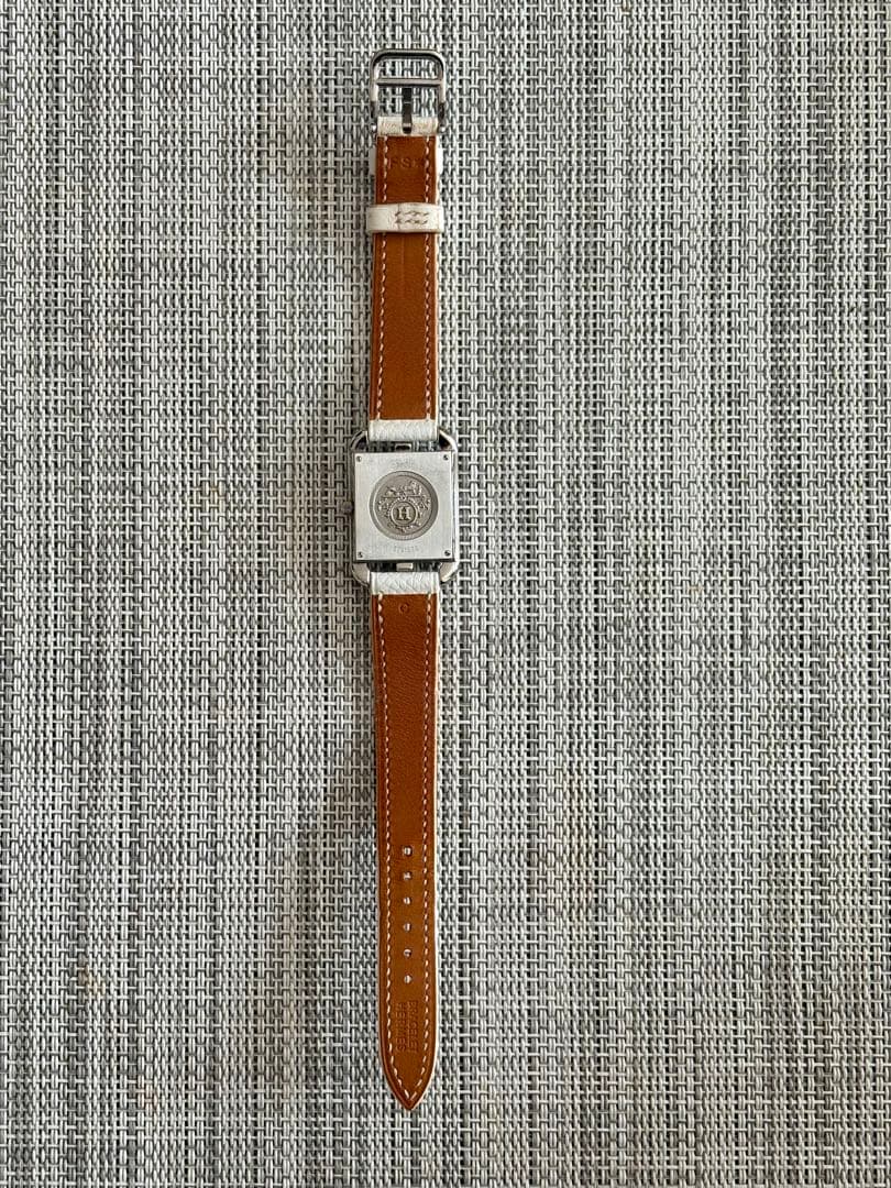 HERMES エルメス ケープコッド 腕時計 CC1.210 ホワイト