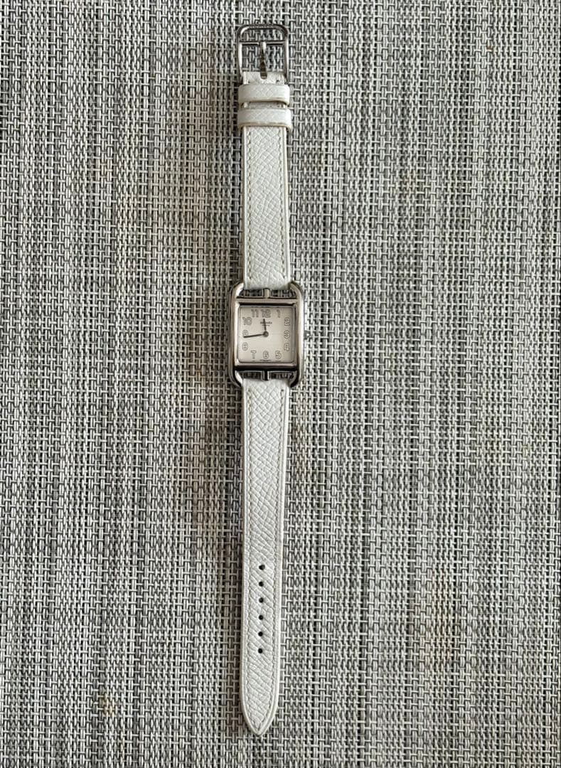 HERMES エルメス ケープコッド 腕時計 CC1.210 ホワイト