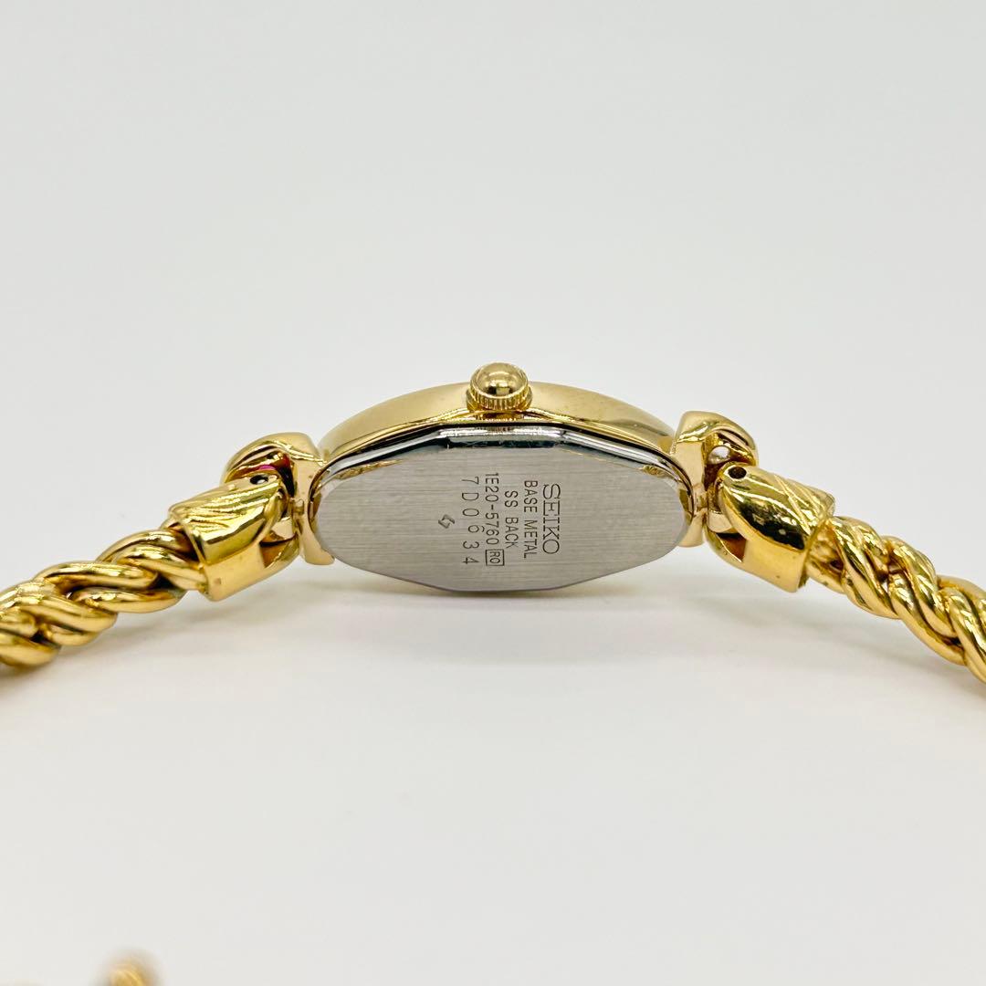 SEIKO セイコー 4P ストーン 1E20-5760 クォーツ 腕時計