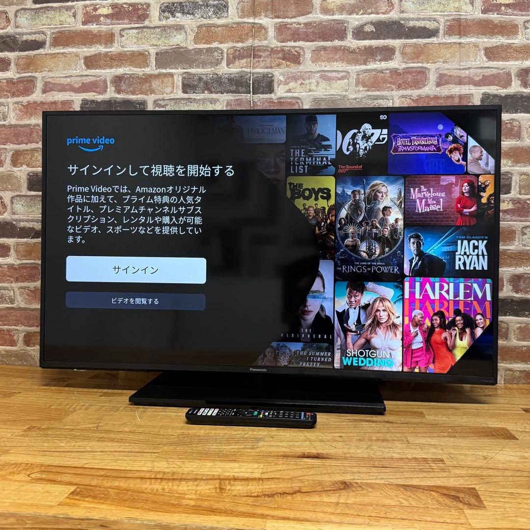 パナソニック 43V型 4K 液晶テレビ VIERA TH-43LX900