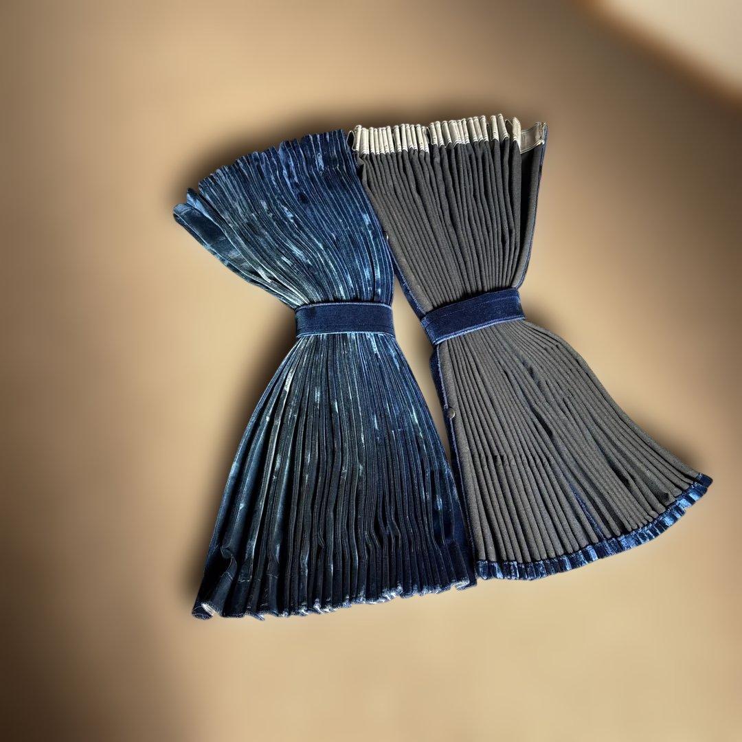 コスモス　ブルー　ダークブルー　カーテン　金華山