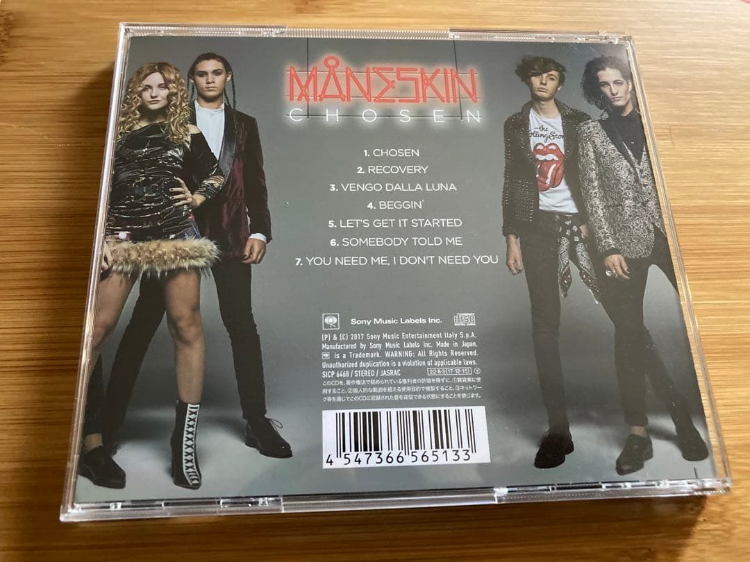 ダミアーノ直筆サインマネスキンmaneskin メガジャケット付chosenCD