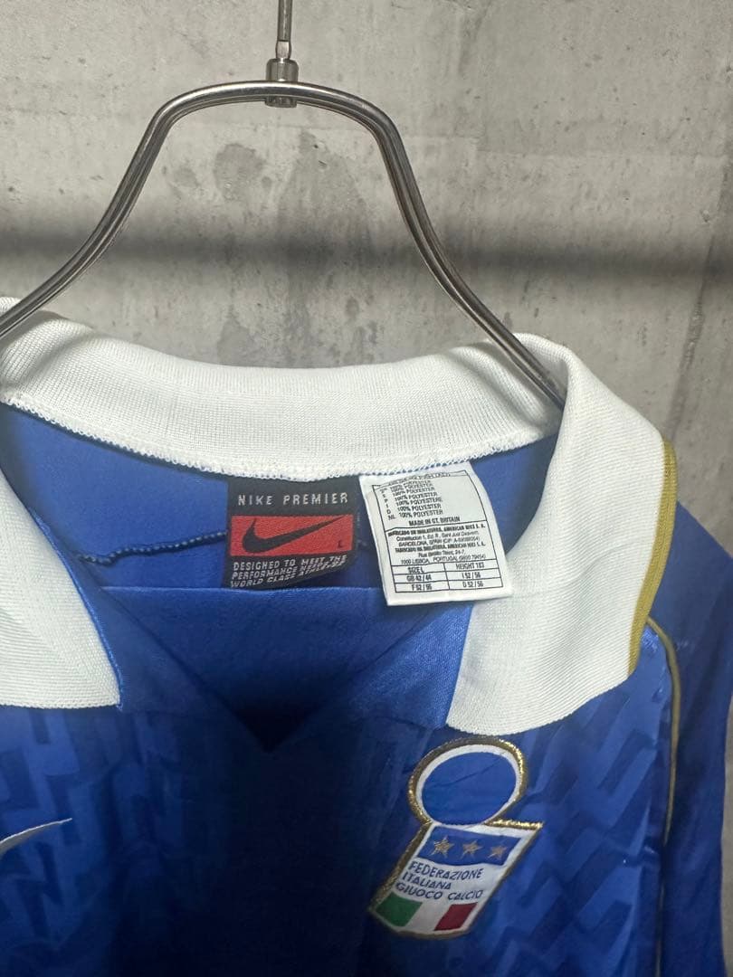 1995年 90s NIKE サッカー イタリア代表 ゲームシャツ 希少　10番